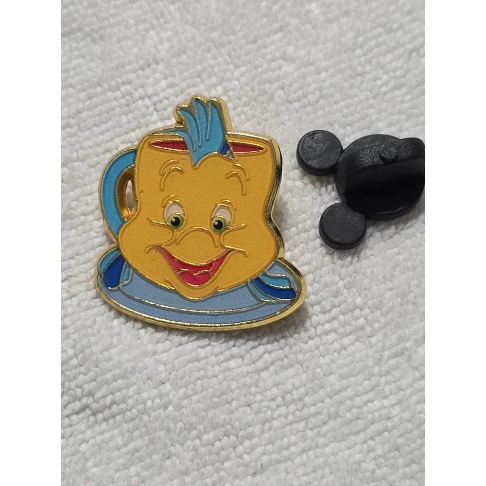 Disney Pin 175444 SDR Flounder Cup and Saucer Little Mermaid Set Teapot Cup